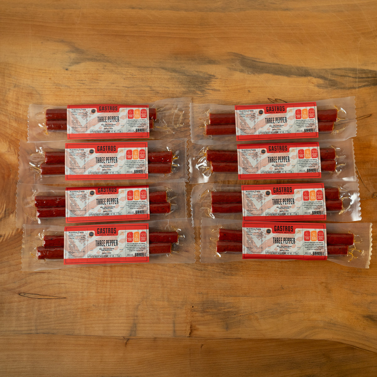 Three Pepper Snack Sticks (16 Count)